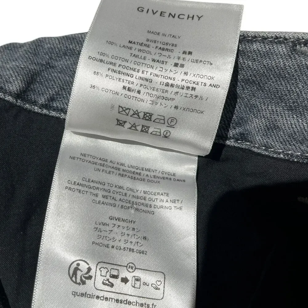 $1,820 hybrid paneled denim/wool trouser - Picture 6 of 7